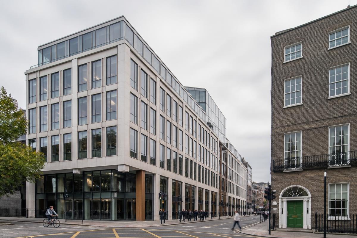 Modern glass-fronted commercial office building